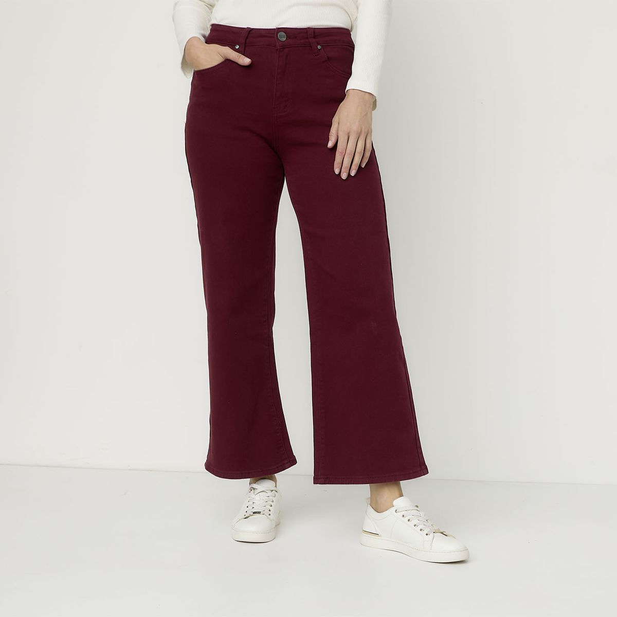 NEWPORT - Pantalón Tiro Medio Mujer Newport