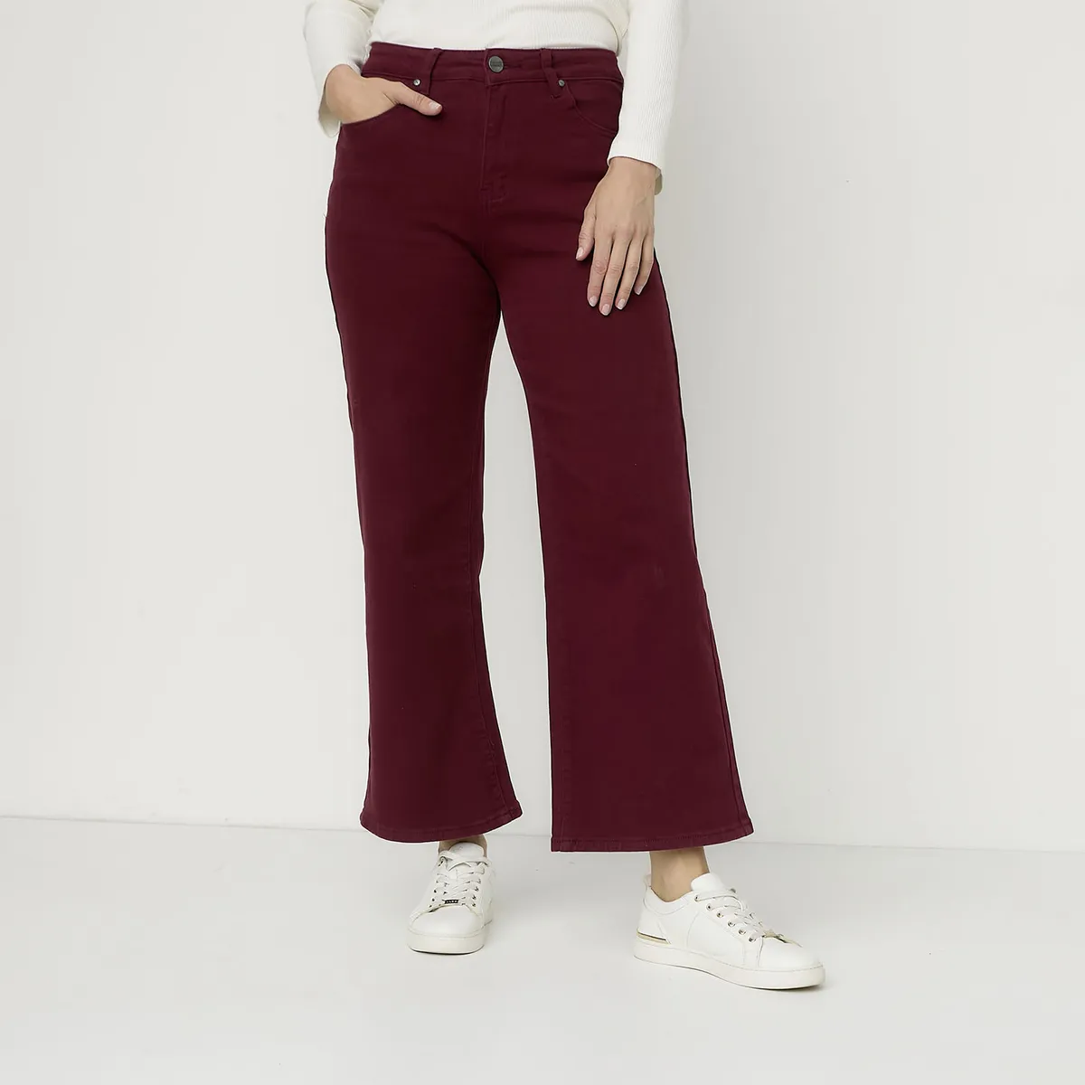 NEWPORT - Pantalón Tiro Medio Mujer Newport
