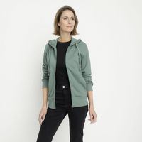 Polerón Algodón Mujer Manga Larga con Gorro