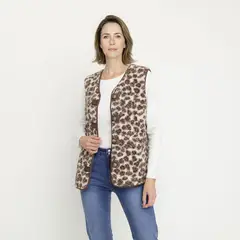 NEWPORT - Chaqueta Borreguito Sin Mangas Mujer