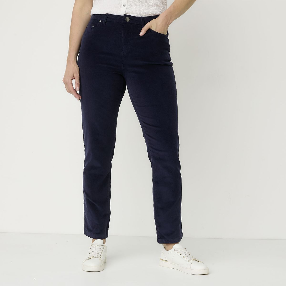 NEWPORT - Pantalón Tiro Medio Mujer Newport