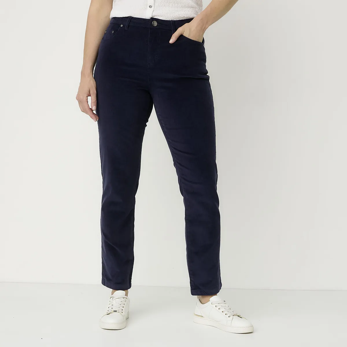 NEWPORT - Pantalón Tiro Medio Mujer Newport