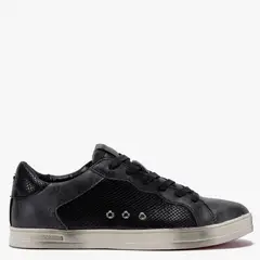 AMERICANINO - Zapatilla Urbana Mujer Cuero Negro