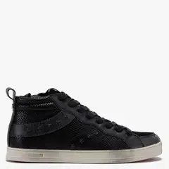 AMERICANINO - Zapatilla Urbana Mujer Cuero Negro