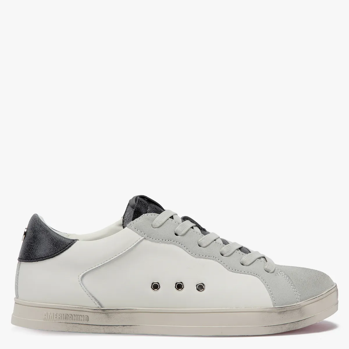 AMERICANINO - Zapatilla Urbana Mujer Cuero Blanco Americanino