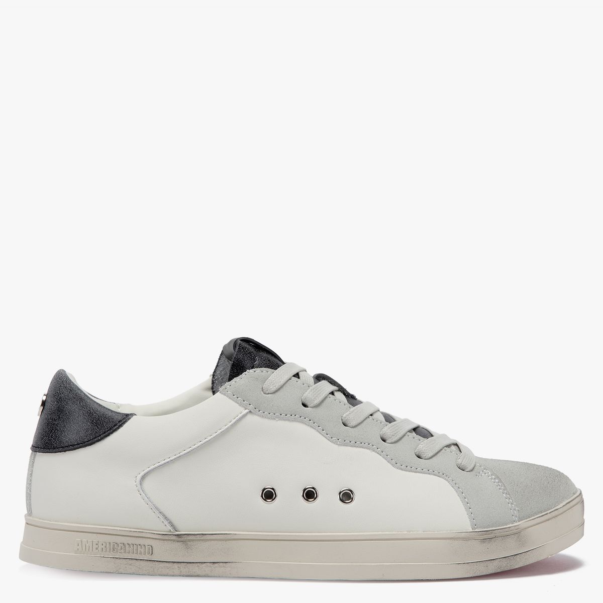 AMERICANINO - Zapatilla Urbana Mujer Cuero Blanco Americanino