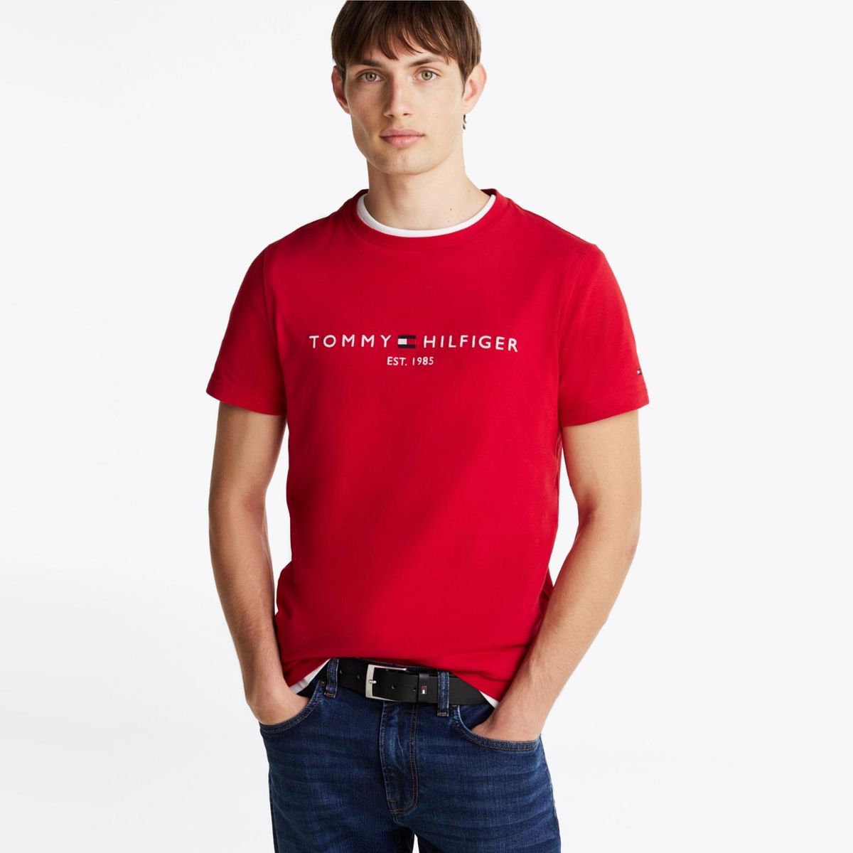 TOMMY HILFIGER - Polera Algodón Orgánico Hombre Tommy Hilfiger