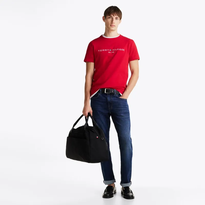TOMMY HILFIGER - Polera Algodón Orgánico Hombre Tommy Hilfiger