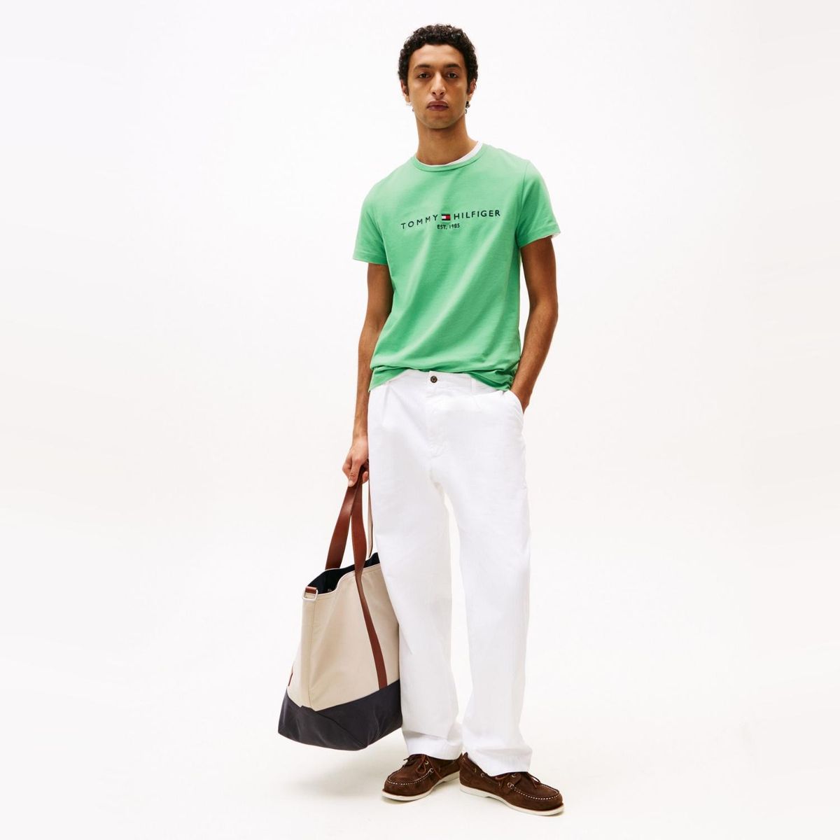 TOMMY HILFIGER - Polera Algodón Orgánico Hombre Tommy Hilfiger