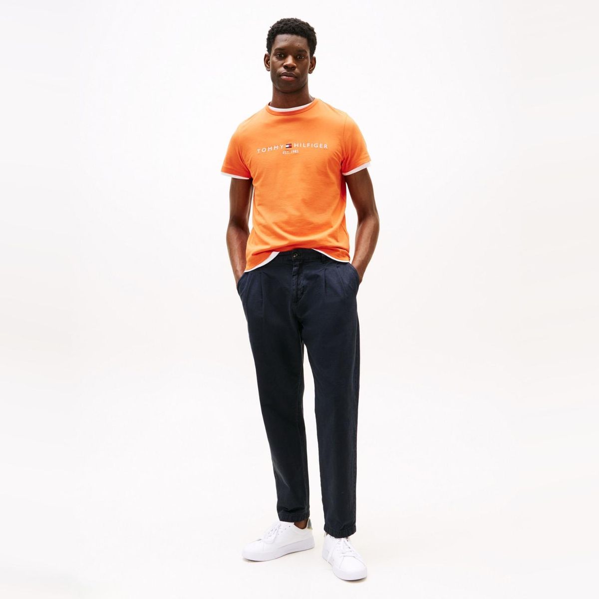 TOMMY HILFIGER - Polera Algodón Orgánico Hombre Tommy Hilfiger