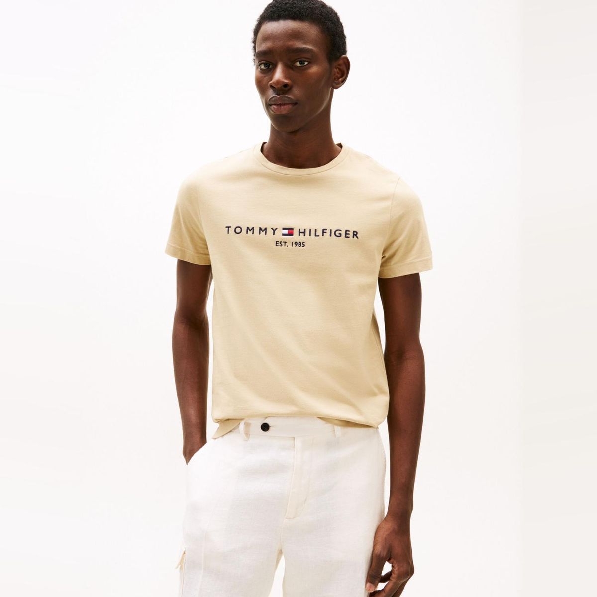 TOMMY HILFIGER - Polera Algodón Orgánico Hombre Tommy Hilfiger