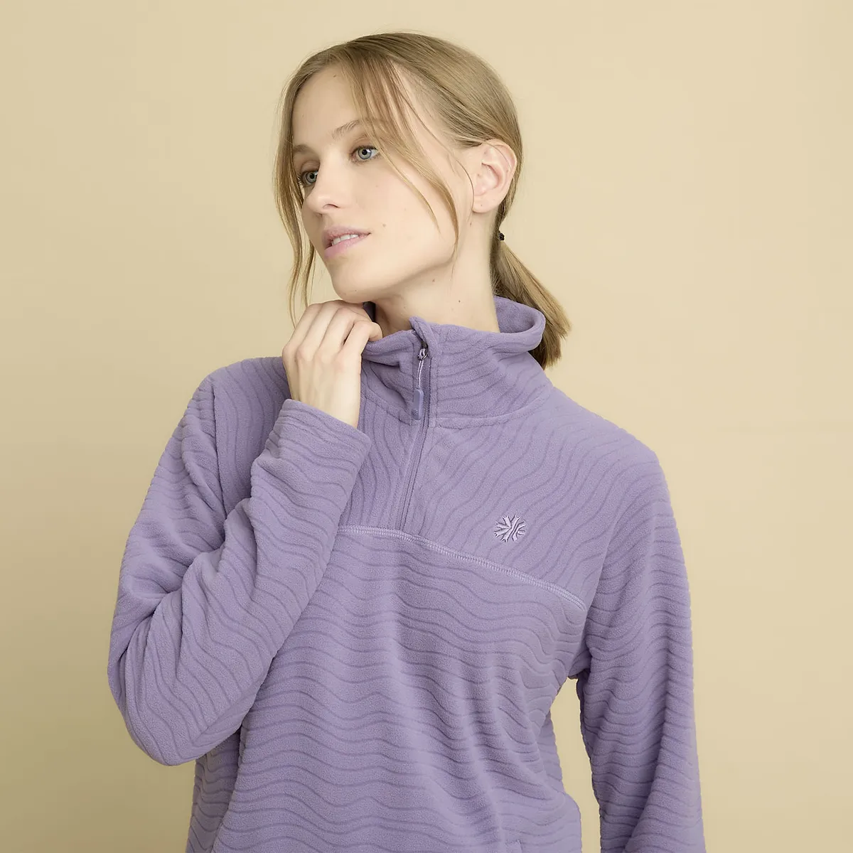 MOUNTAIN GEAR - Polar Deportivo Mountain Gear Manga Larga Mujer Con Cremallera