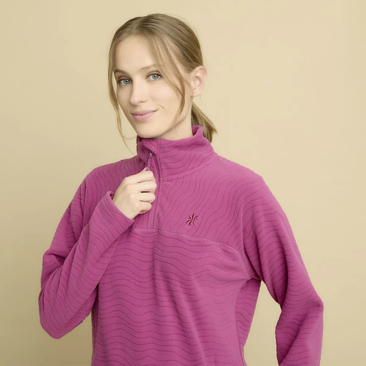 MOUNTAIN GEAR - Polar Deportivo Mountain Gear Manga Larga Mujer Con Cremallera