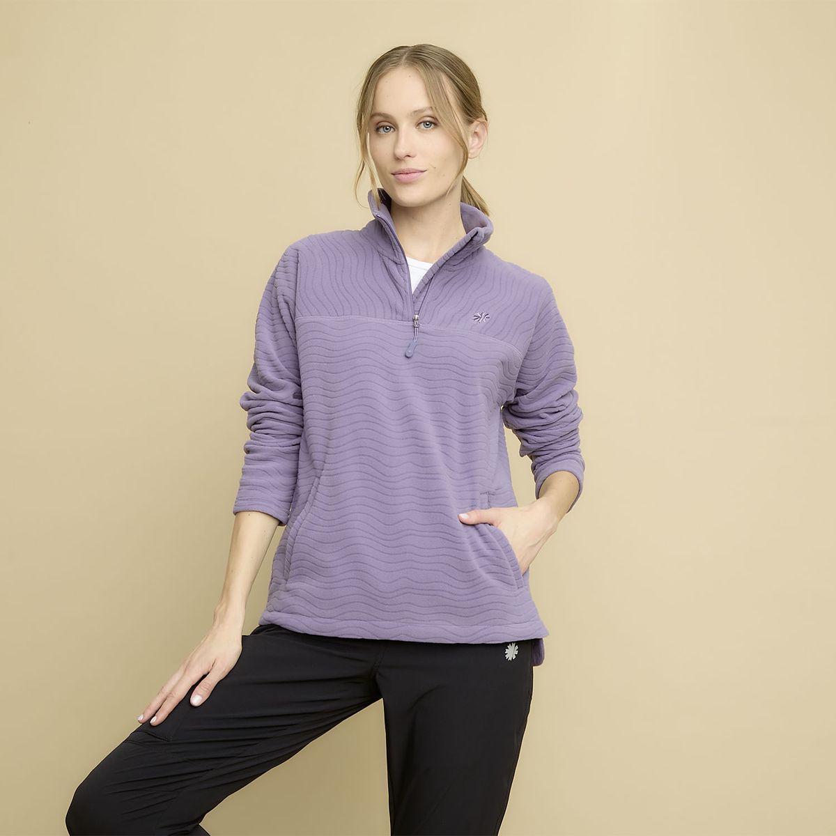 MOUNTAIN GEAR - Polar Deportivo Mountain Gear Manga Larga Mujer Con Cremallera