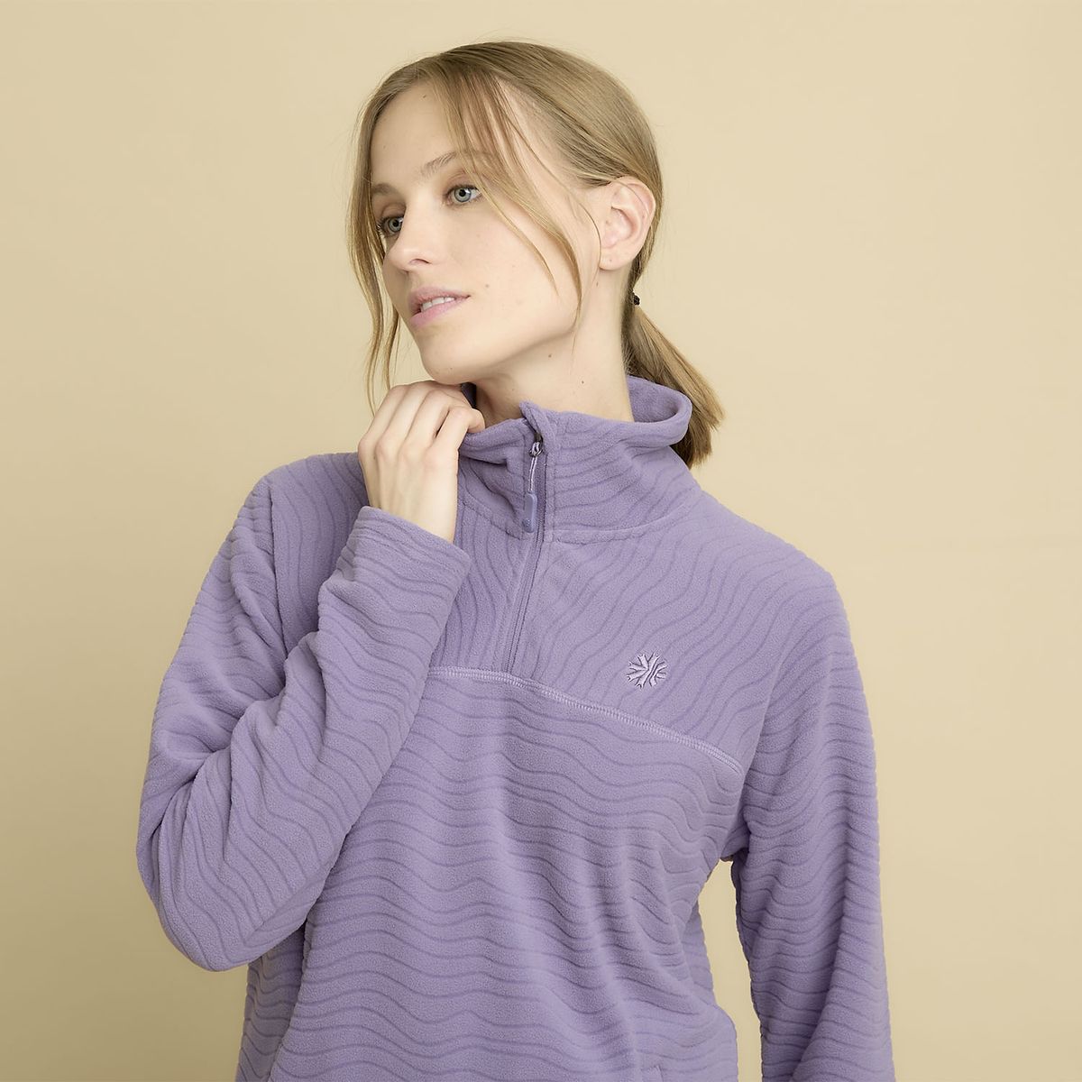 MOUNTAIN GEAR - Polar Deportivo Mountain Gear Manga Larga Mujer Con Cremallera