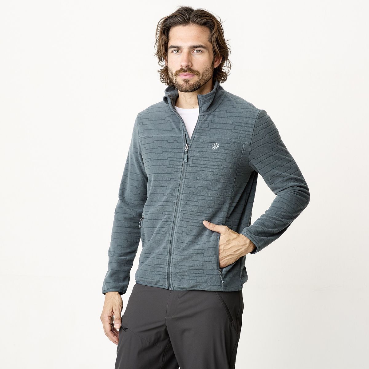 MOUNTAIN GEAR - Polar Deportivo Hombre Mountain Gear Manga Larga