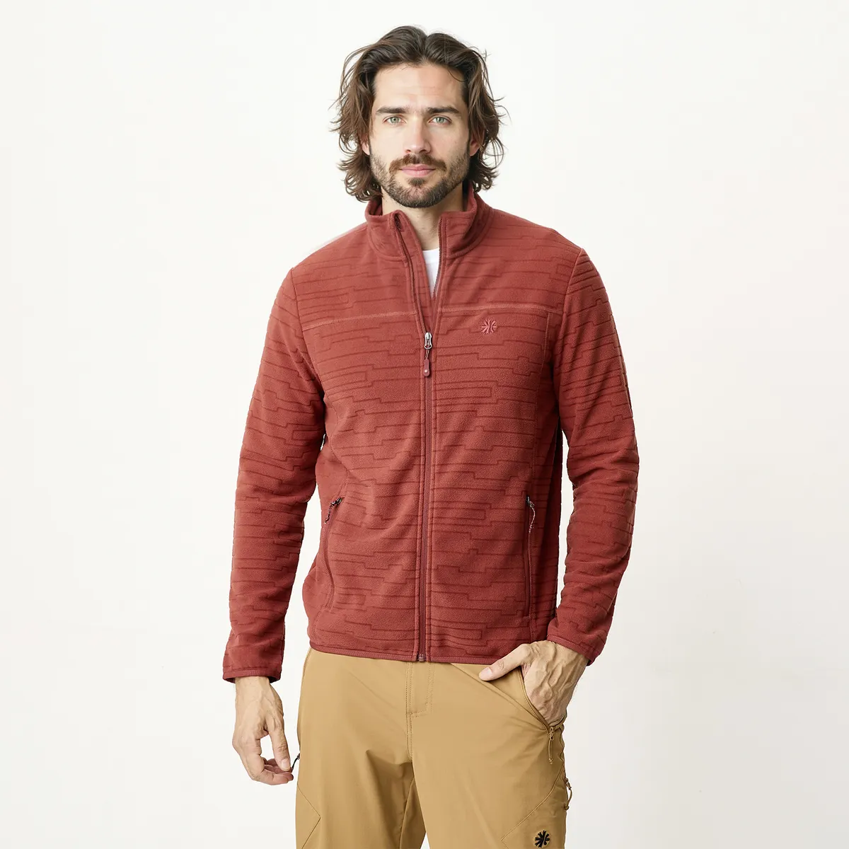 MOUNTAIN GEAR - Polar Deportivo Hombre Mountain Gear Manga Larga