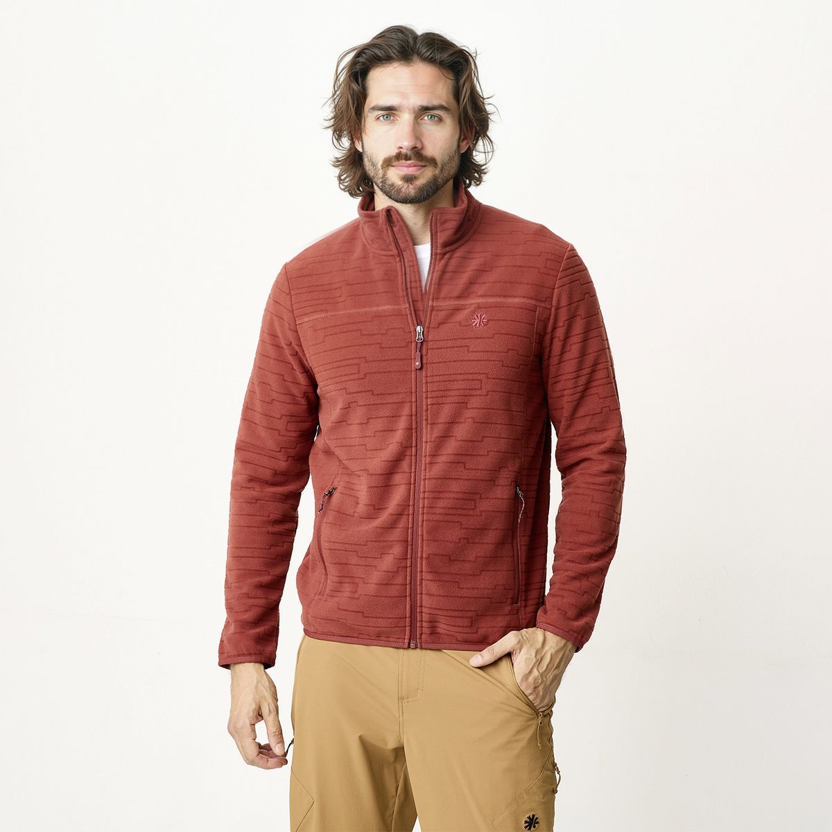 MOUNTAIN GEAR - Polar Deportivo Hombre Mountain Gear Manga Larga
