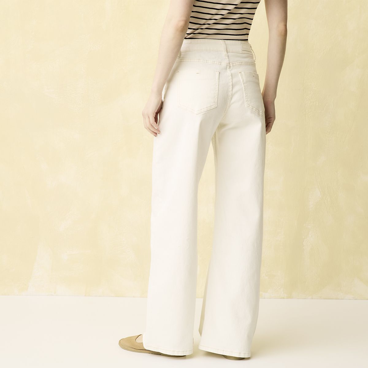 UNIVERSITY CLUB - Jeans Wide Leg Tiro Medio Mujer University Club