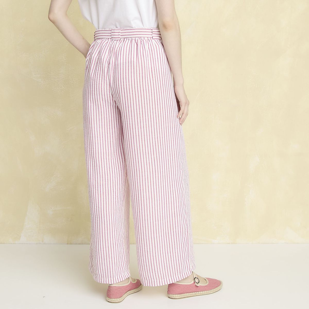 UNIVERSITY CLUB - Pantalón Classic Fit Tiro Alto Mujer University Club