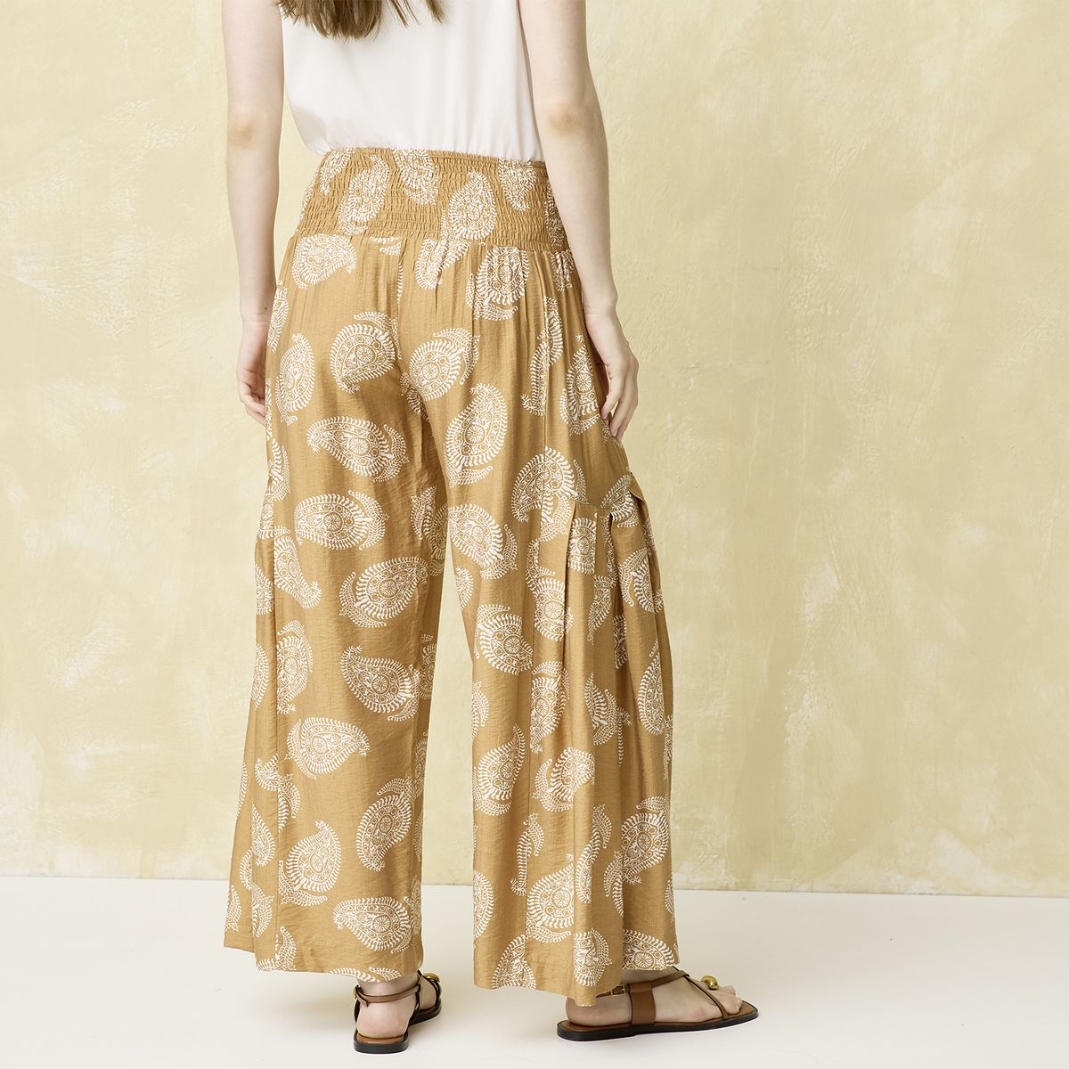 UNIVERSITY CLUB - Pantalón Classic Fit Tiro Alto Mujer University Club