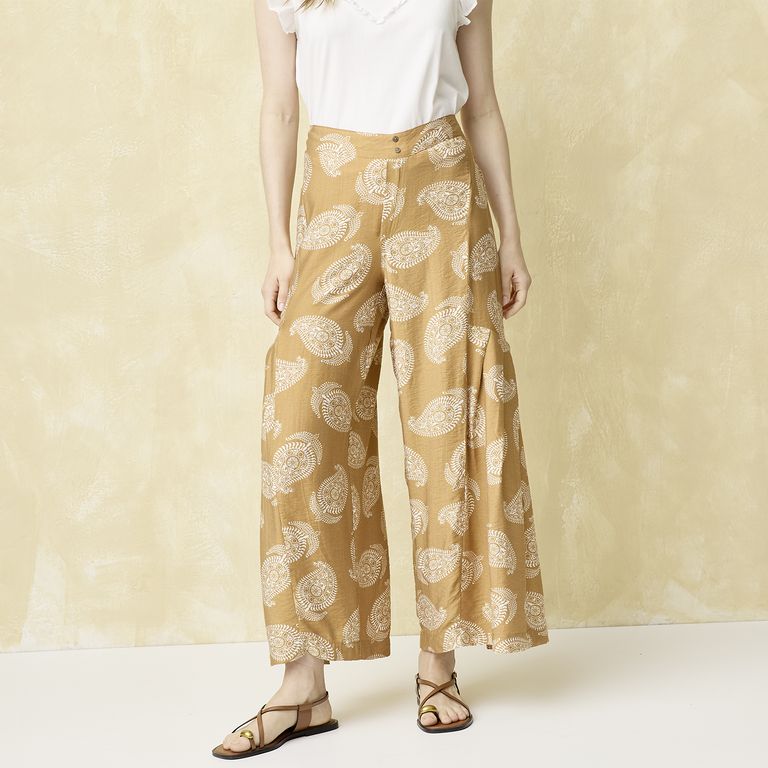 UNIVERSITY CLUB Pantalón Classic Fit Tiro Alto Mujer