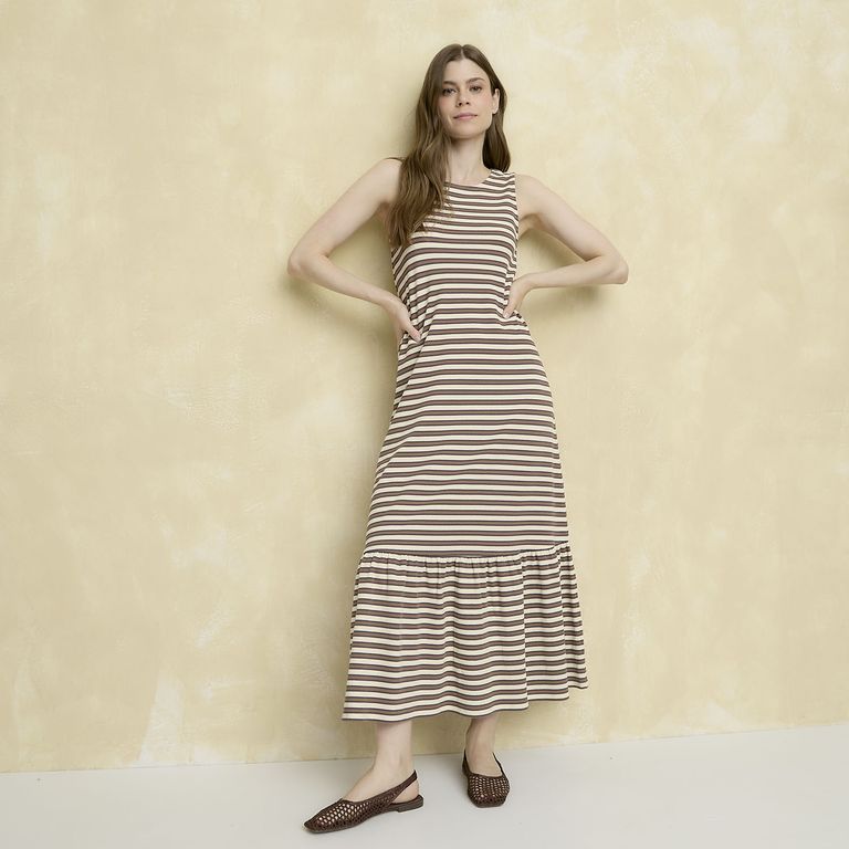 UNIVERSITY CLUB Vestido Maxi Mujer