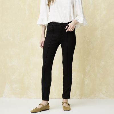 Imagen 1 del producto Pantalón Regular Tiro Alto Mujer