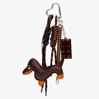 Charm Accesorio Cartera Perro Salchicha Mujer