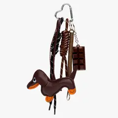 SYBILLA - Charm Accesorio Cartera Perro Salchicha Mujer