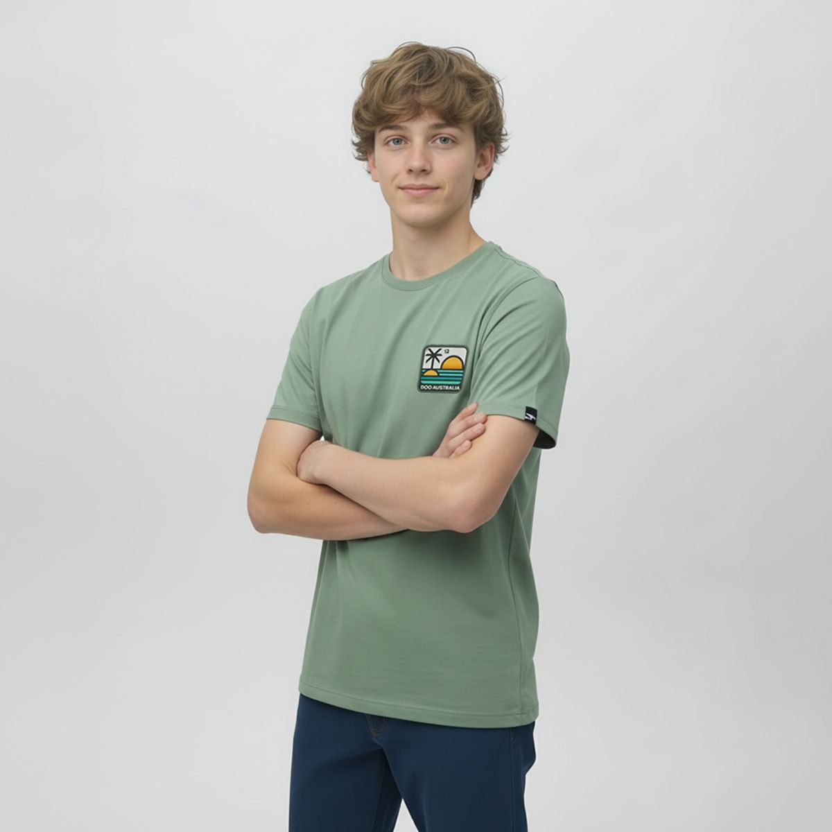 DOO AUSTRALIA - Polera Manga Corta Regular Fit Niño Doo Australia