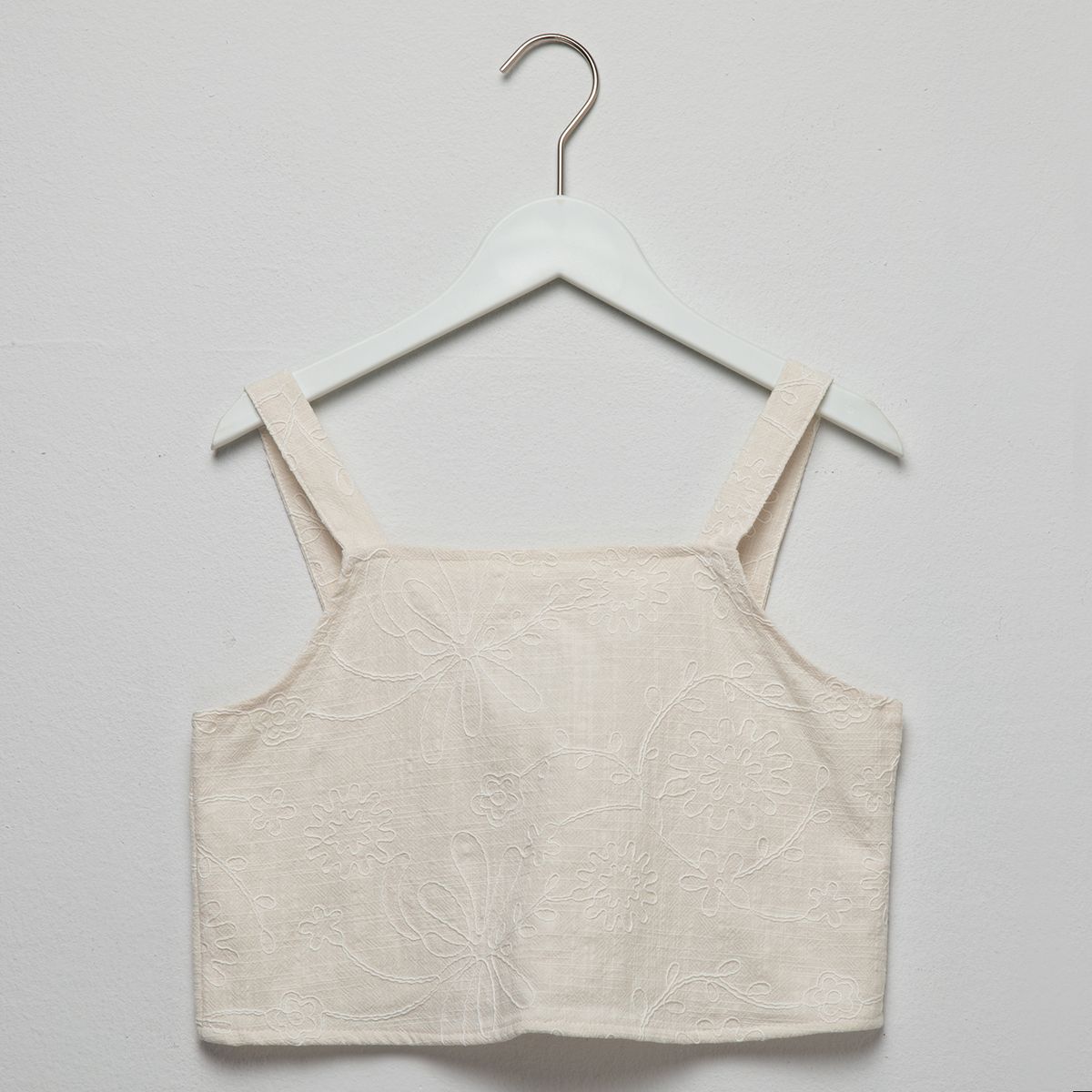 ELEVEN - Blusa Manga Corta Algodón Niña Beige Eleven