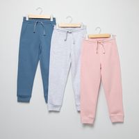 Pack De 3 Pantalónes De Buzo Niña