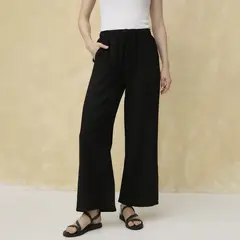 UNIVERSITY CLUB - Pantalón Regular Tiro Medio Mujer