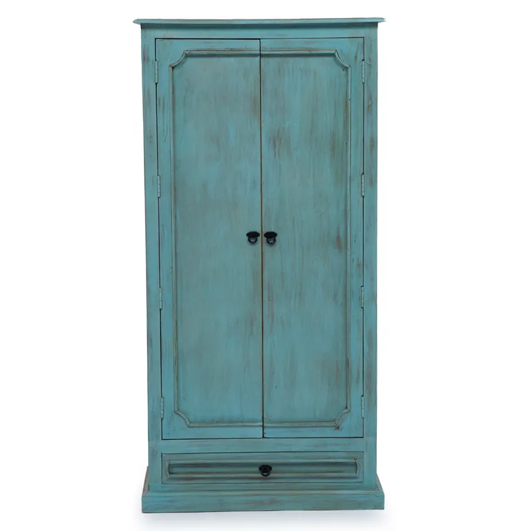 Estante Alto Jaipur 2 Puertas Turquesa