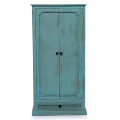 ROBERTA ALLEN - Estante Alto Jaipur 2 Puertas Turquesa