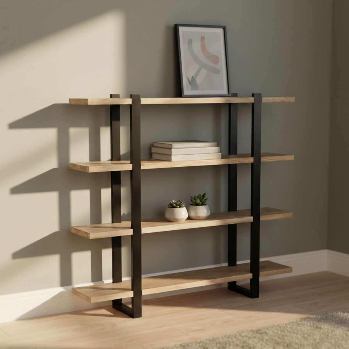 BASEMENT HOME - Estante Industrial 3 Repisas Roberta Allen