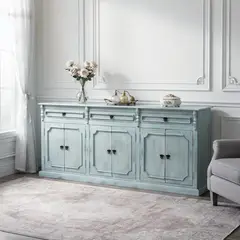 ROBERTA ALLEN - Buffet Jaipur 6 Puertas 3 Cajones Turquesa