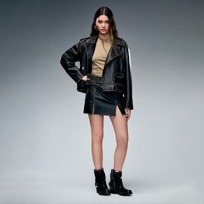 Imagen 2 del producto Chaqueta Cuero Effect Mujer