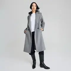 AMERICANINO - Abrigo Lana Gorro Desmontable Mujer