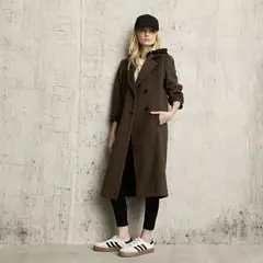 AMERICANINO - Abrigo Lana Gorro Desmontable Mujer