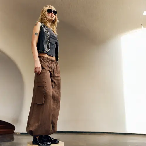 AMERICANINO - Pantalón Balloon Mujer