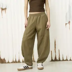 AMERICANINO - Pantalón Ballon Tiro Medio Mujer