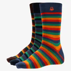 BENETTON - Pack De 3 Calcetines Sport Hombre