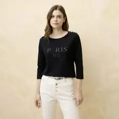 ELLE - Polera Algodón Mujer