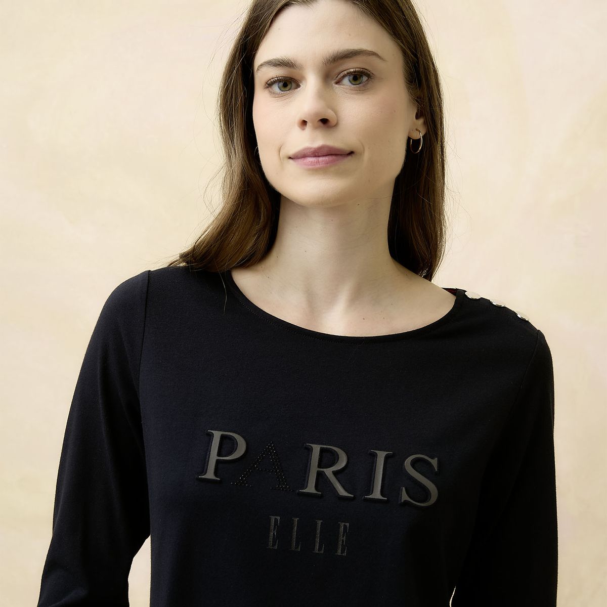 ELLE - Polera Algodón Mujer Elle