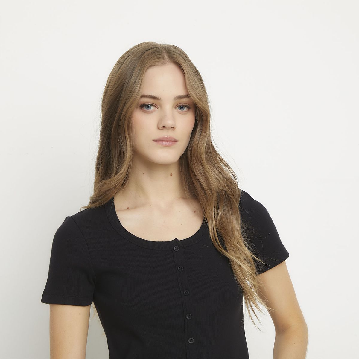 SYBILLA - Polera Mujer Algodón Sybilla