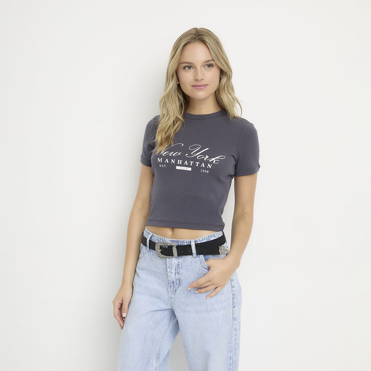SYBILLA - Polera Mujer Algodón Sybilla