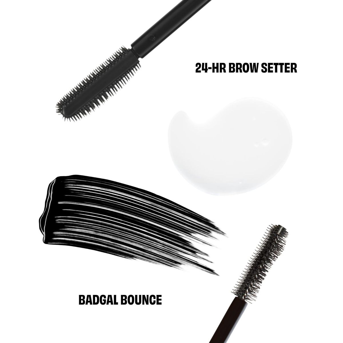 BENEFIT - Kit Game, Set, Bounce: 24Hr Brow Setter + Máscara Badgal Bounce Minis Benefit