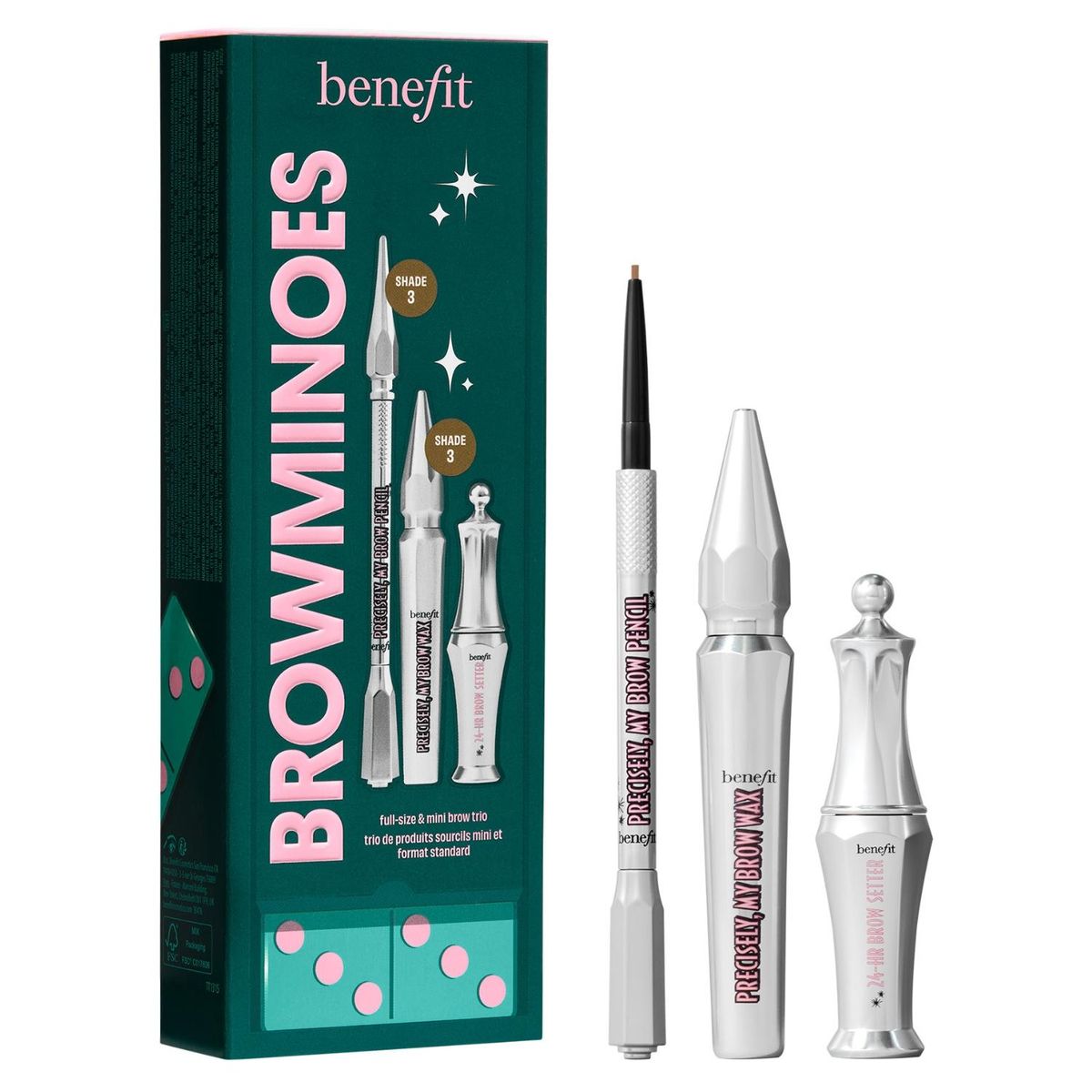 BENEFIT - Kit Browminoes: 3 Productos Para Cejas Benefit